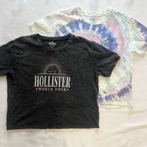 Hollister 2 Pack T-Shirt Top Tie-Dye Size Medium